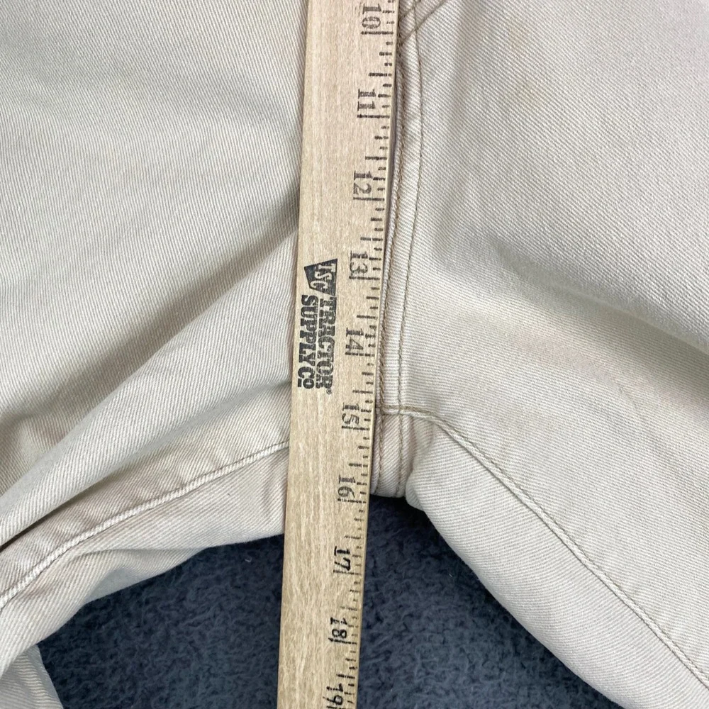 Levi's 550‎ Relaxed Boot Cut Khaki Tan Beige Cotton Blend Jeans Women Size 20M